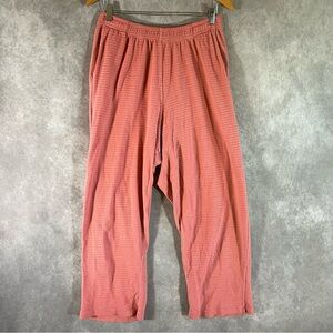 Big Bud Pants Women Medium Coral Dusty Rose Beach Cotton Sweatpants Casual Comfy